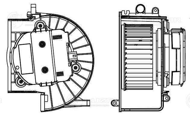 Electromotor, ventilatie interioara LFh 0719 LUZAR